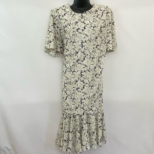 Risa Ann Short Sleeve Maxi Dress Sz 18 1/2 C-7